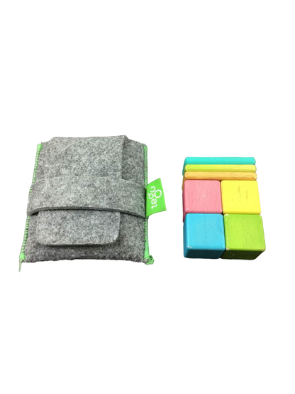  Tegu Pocket Pouch Magnetic Wooden Block Set