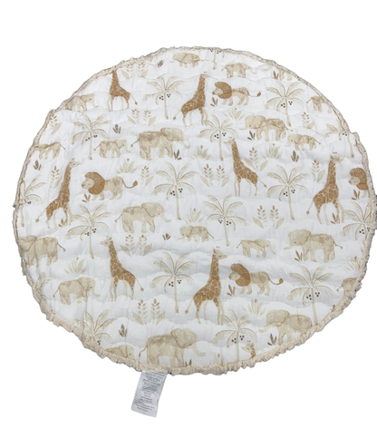  Crane Baby Cotton Quilted Play Mat, Safari