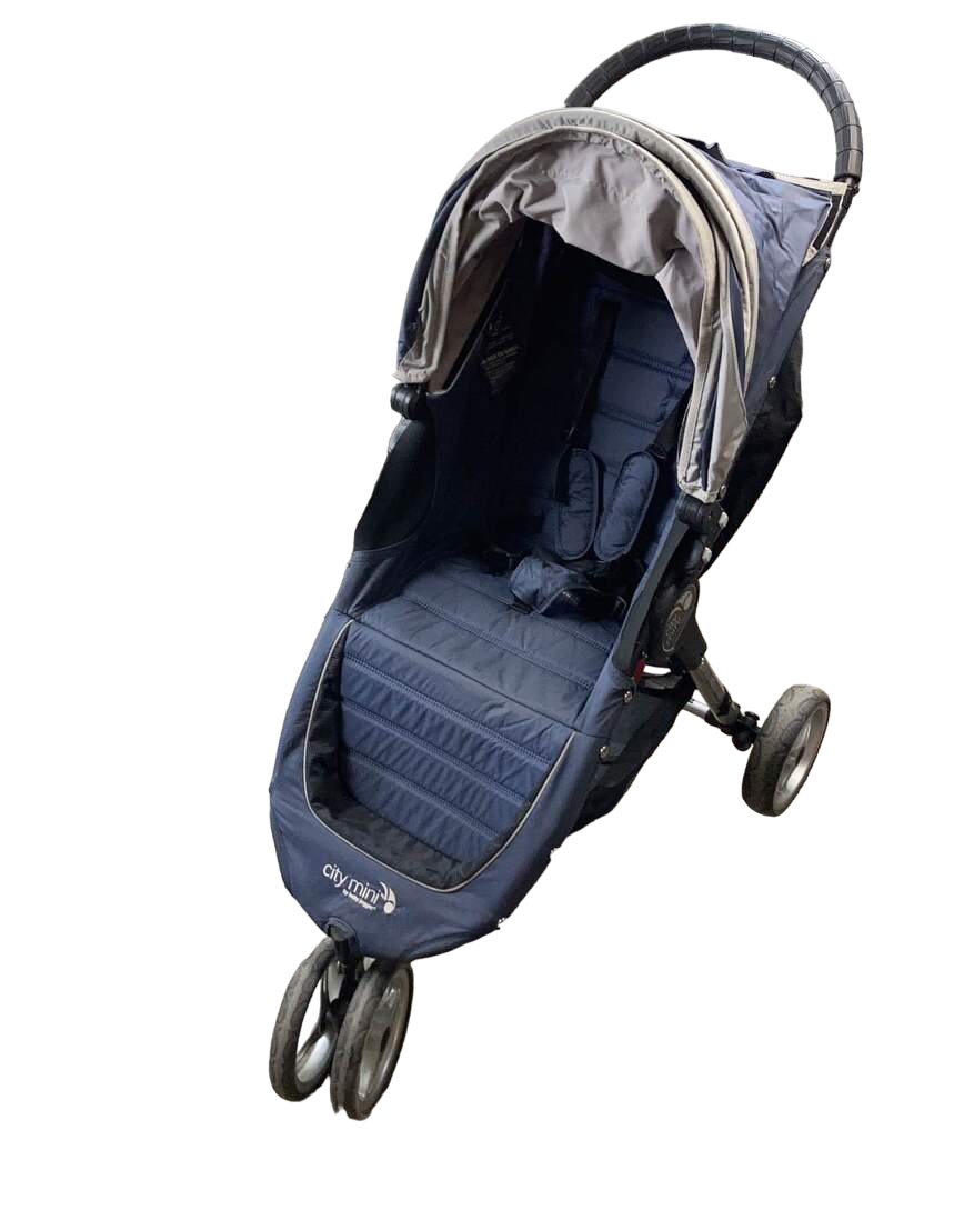  Baby Jogger City Mini Single Stroller, Navy Blue/Gray