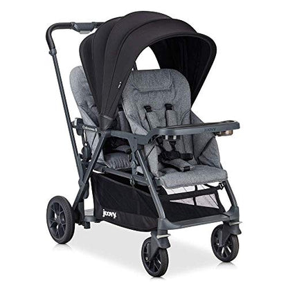  Joovy Caboose S Too Sit And Stand Double Stroller, 2020, Grey Melange
