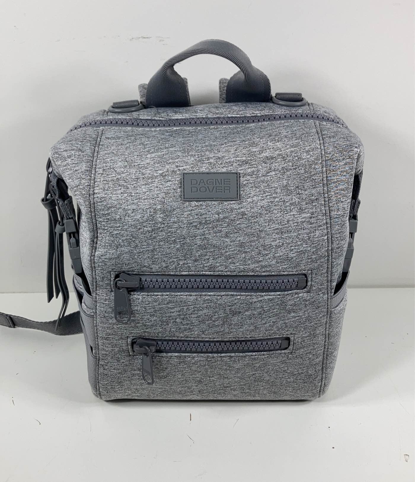  Dagne Dover Diaper Backpack, Heather Grey