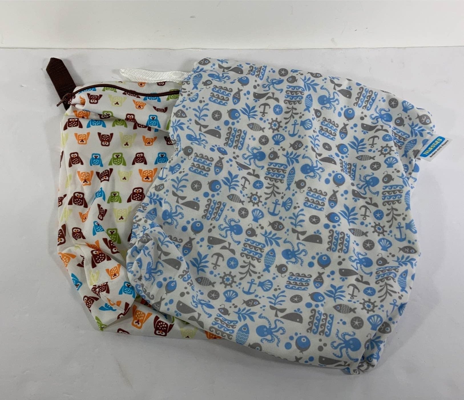  Thirsties Deluxe Reusable Wet Diaper Bag, 2 Pack