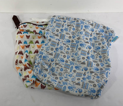  Thirsties Deluxe Reusable Wet Diaper Bag, 2 Pack