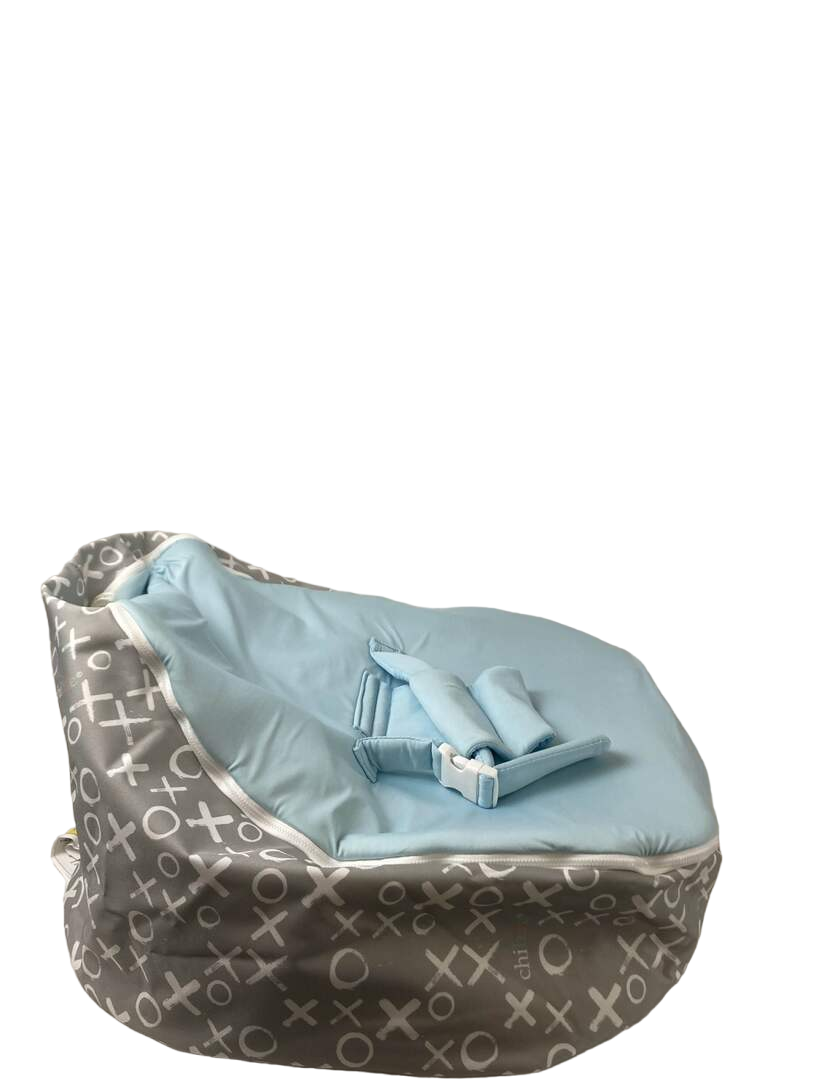  BayB Baby Bean Bag, Blue Gray OXO