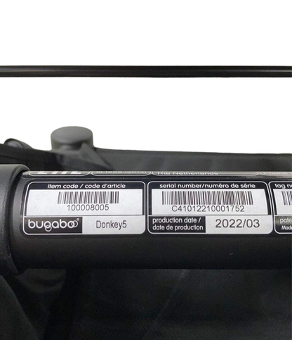  Bugaboo Donkey 5 Stroller Mono, 2022, Graphite