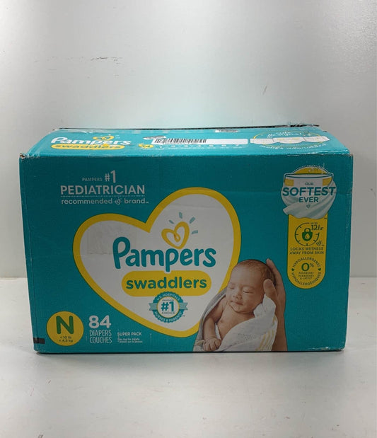  Pampers Swaddlers Diapers, Newborn