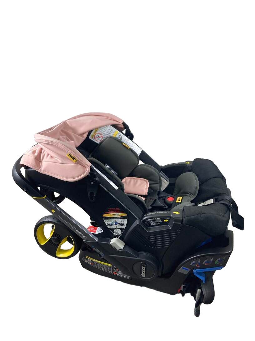  Doona Infant Car Seat & Stroller Combo, 2023, Blush Pink