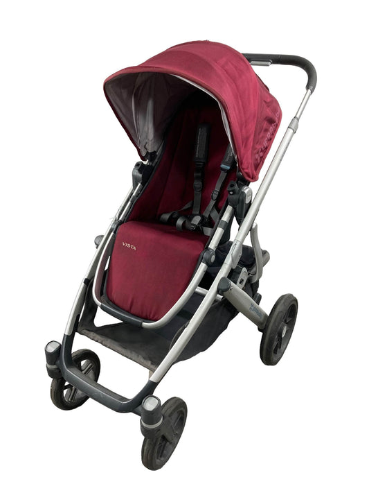  UPPAbaby VISTA Stroller, 2016, Dennison (Bordeaux)
