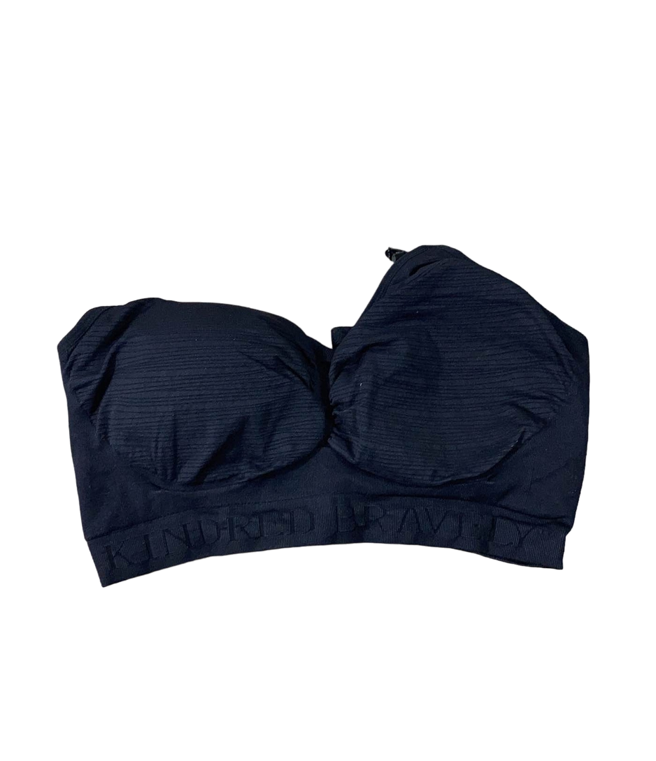  Kindred Bravely Sublime Hands-Free Pumping & Nursing Bra, Black, Busty, X-Large