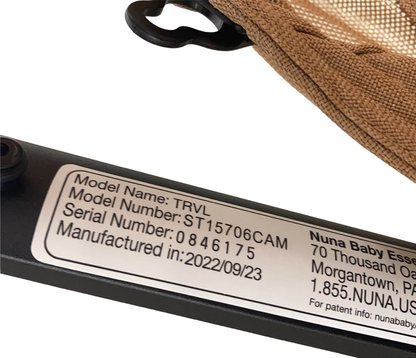  Nuna Trvl Stroller, 2022, Camel