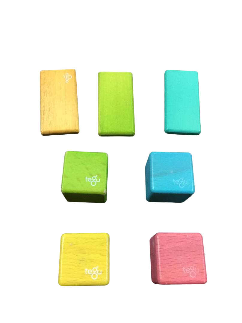  Tegu Pocket Pouch Magnetic Wooden Block Set