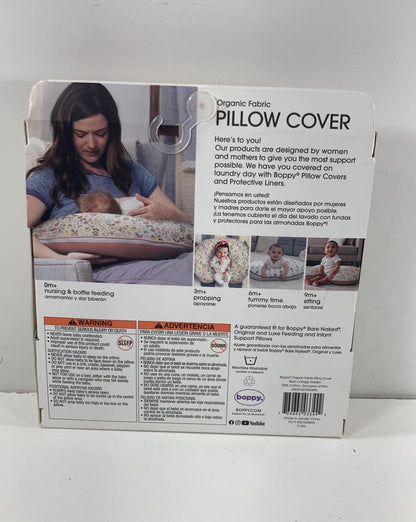  Boppy Organic Nursing And Infant Support Pillow Slipcover, Blush Cottage Garden