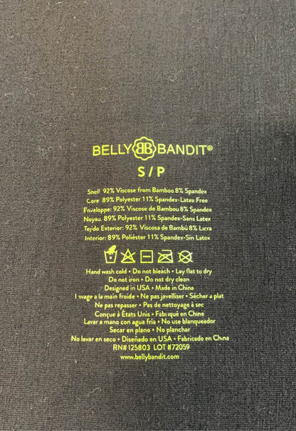  Belly Bandit Viscose From Bamboo Belly Wrap, Black, Small