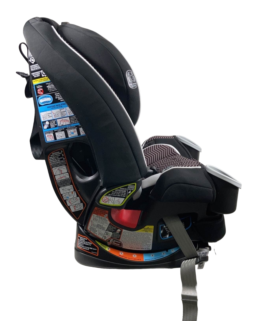  Graco 4Ever DLX 4-in-1 Car Seat, 2021, Zagg