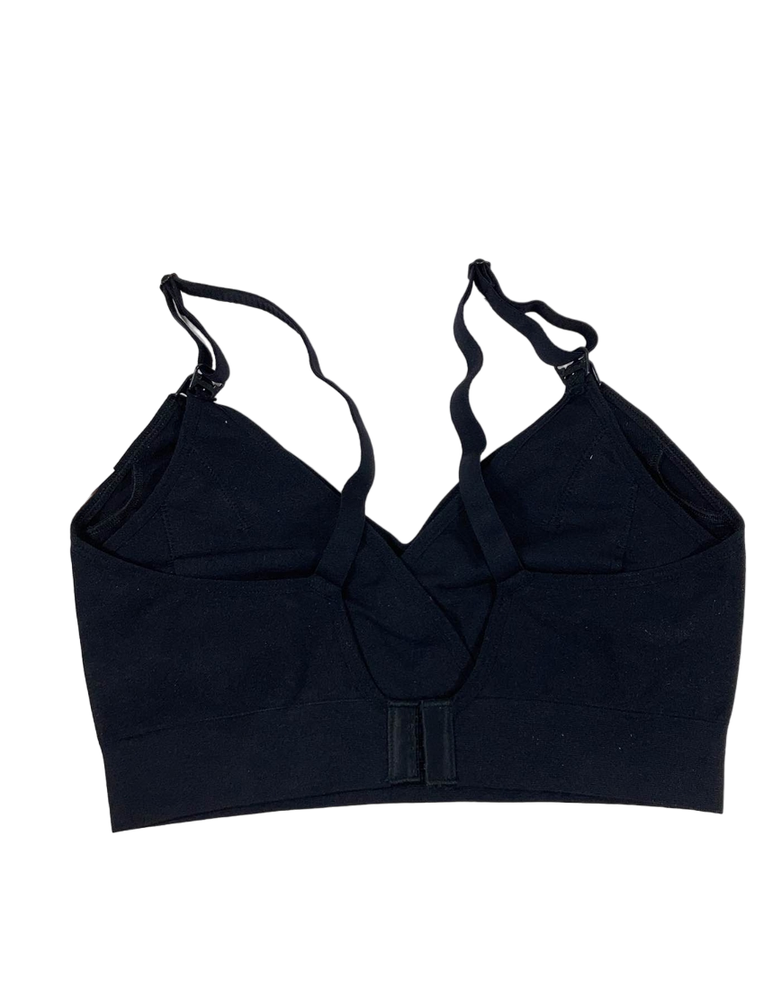  Ingrid & Isabel Nursing And Pumping Bra, Black, Medium