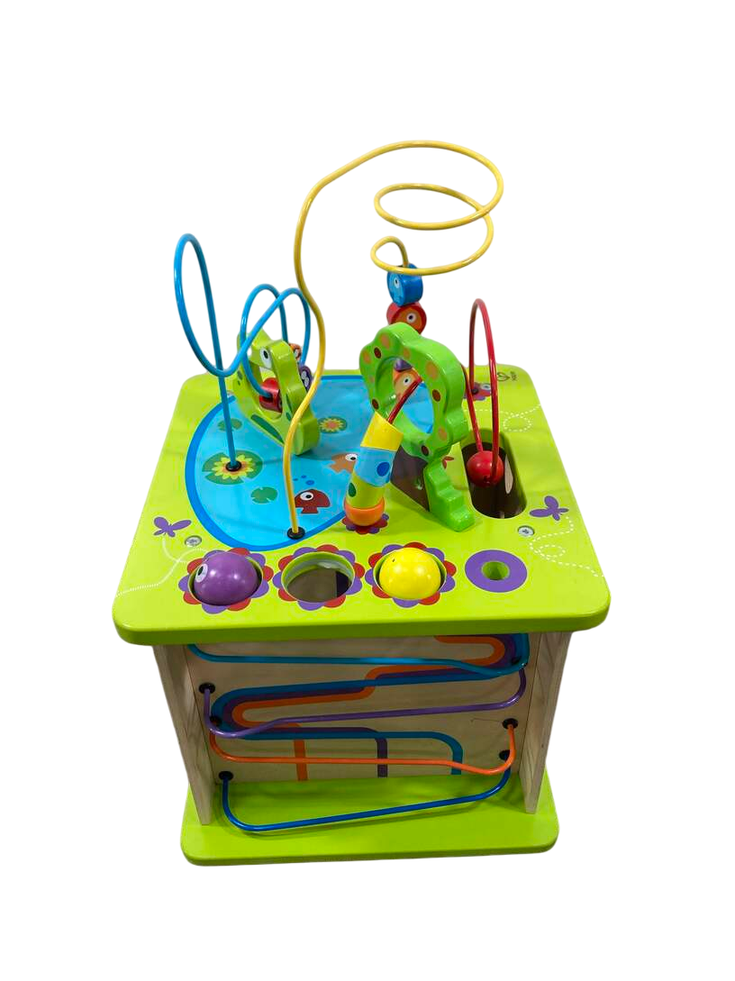  Hape Country Critters Wooden Activity Cube