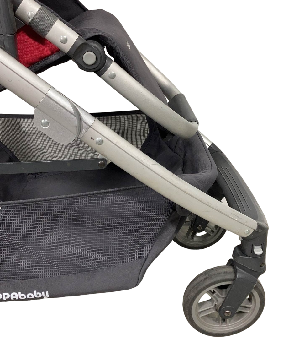  UPPAbaby CRUZ Stroller, 2017, Denny (Red)