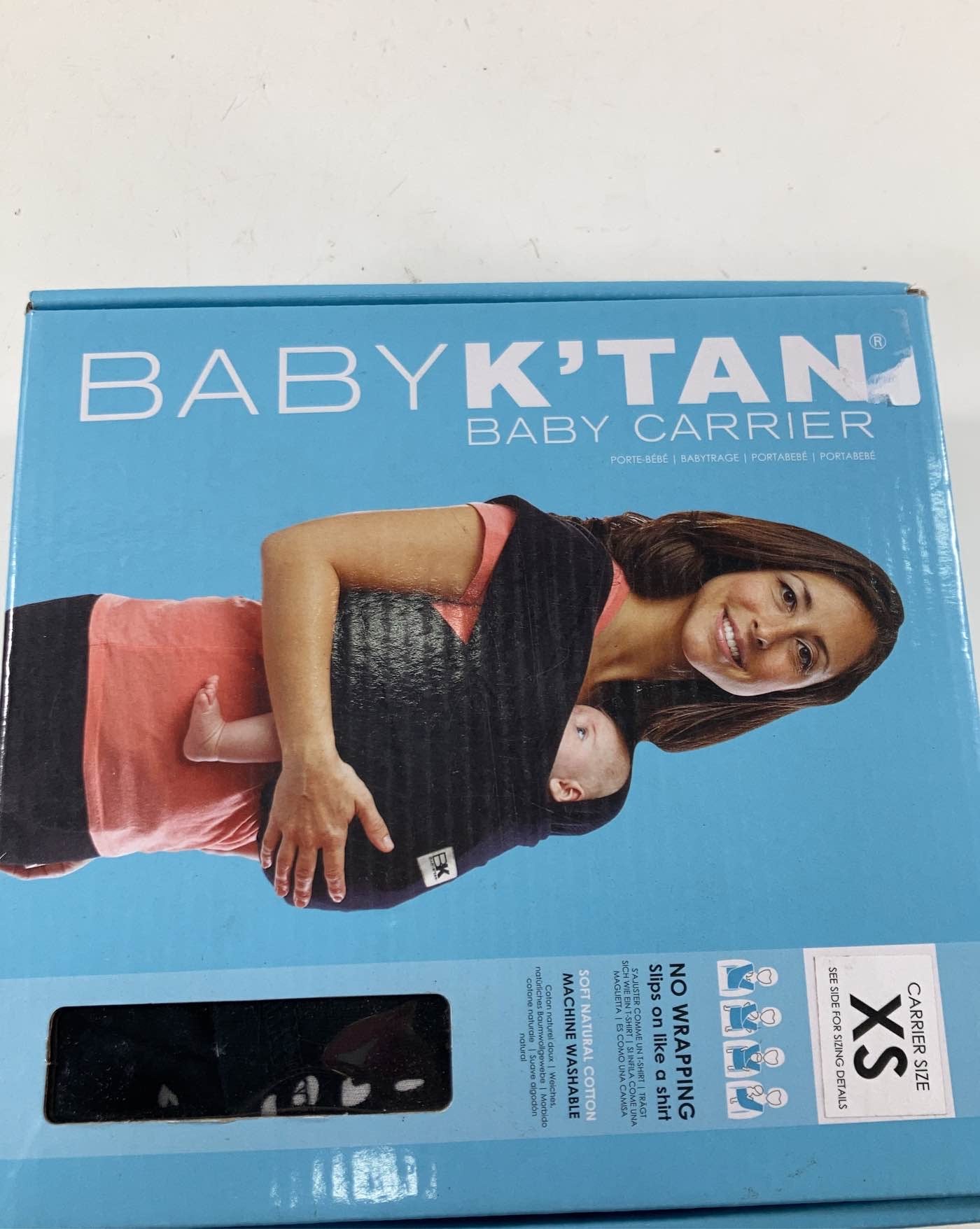  Baby K'tan Baby Carrier, X-Small, Original, Sweetheart Black