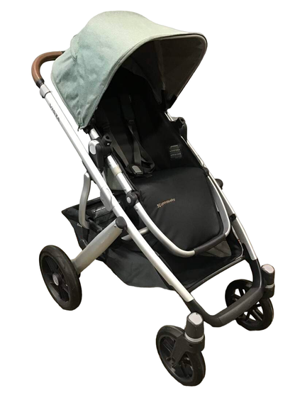  UPPAbaby VISTA V2 Stroller, 2020, Emmett (Green Melange)