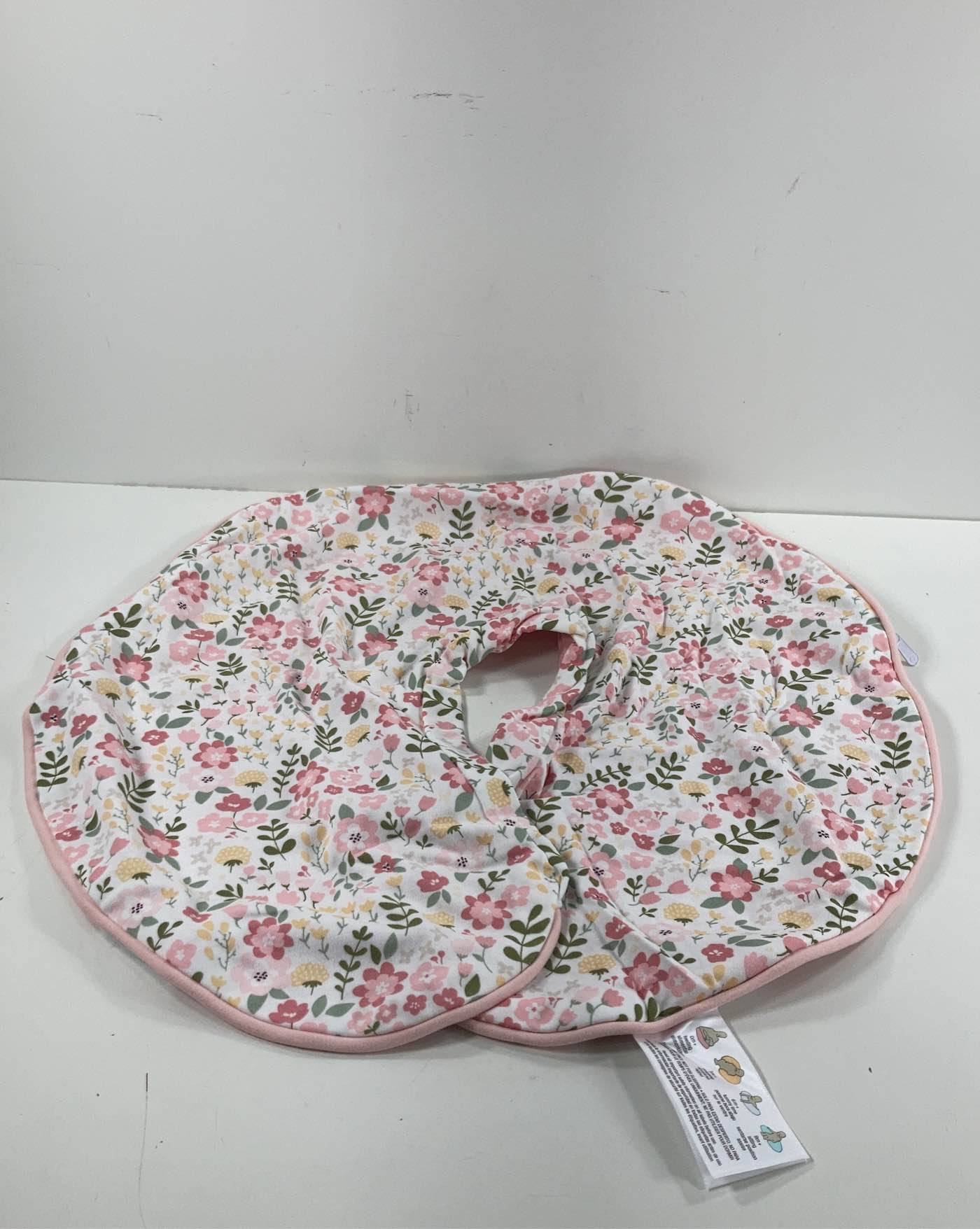  Boppy Organic Nursing And Infant Support Pillow Slipcover, Blush Cottage Garden