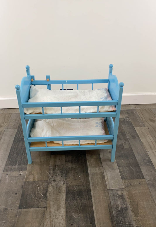  KidKraft Lil Doll Bunk Bed, Blue
