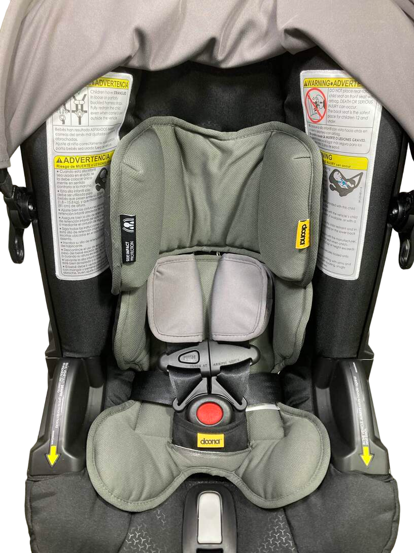  Doona Infant Car Seat & Stroller Combo, 2023, Grey Hound
