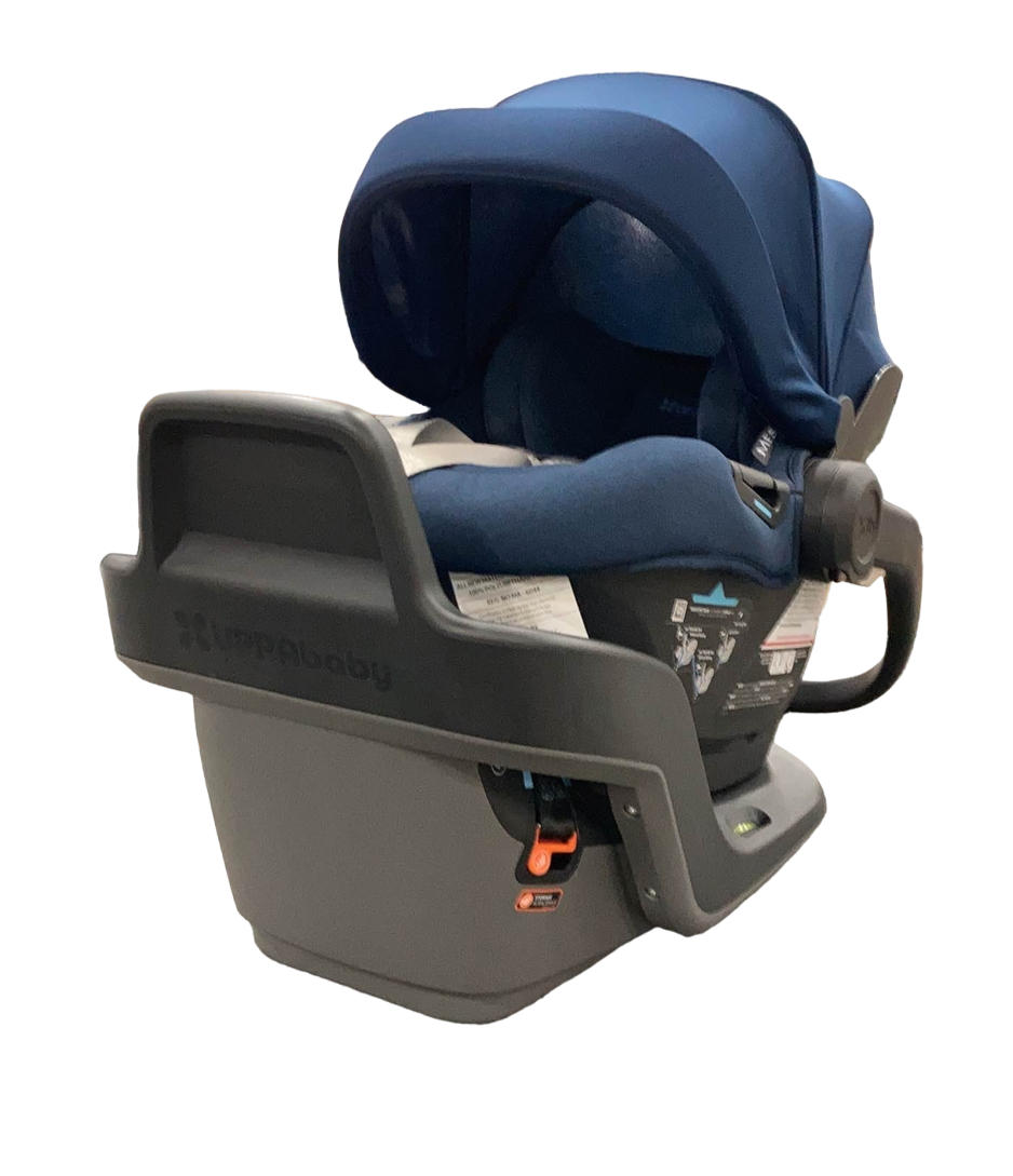  UPPAbaby MESA MAX Infant Car Seat And Base, 2023, DualTech Noa Navy