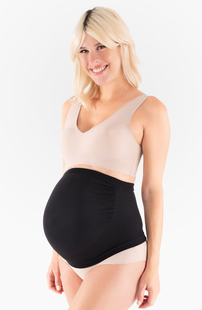  Belly Bandit Belly Boost Pregnancy Support Wrap, S (4-6), Black
