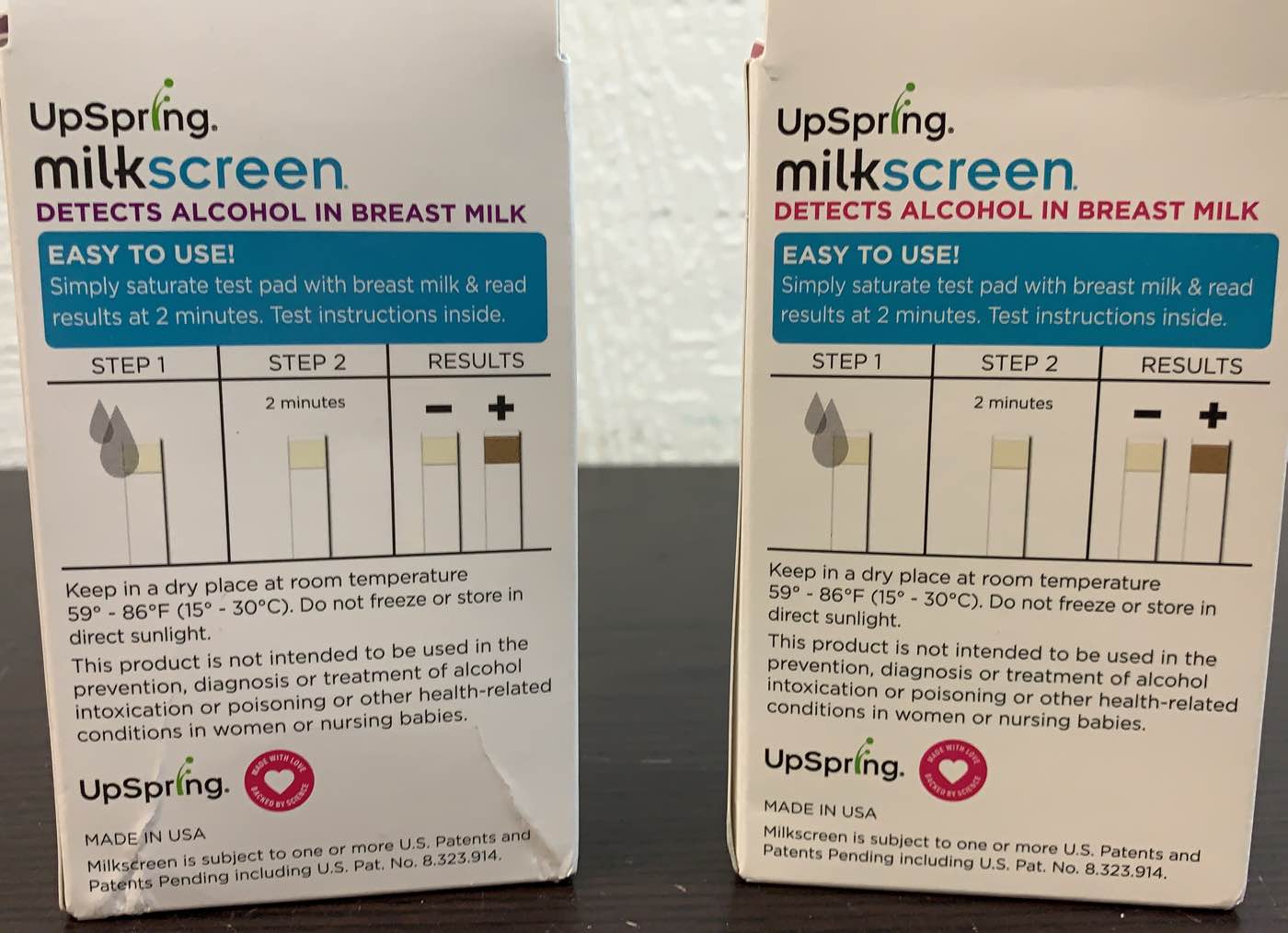  Upspring Milkscreen Disposable Breastmilk Home Test Strips