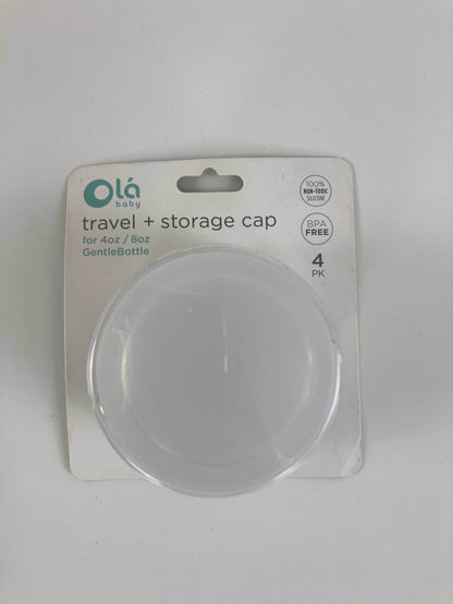  Olababy Travel + Storage Caps For GentleBottle, 4 Pack