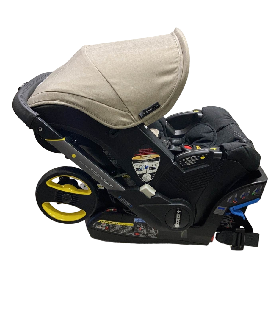  Doona Pottery Barn Kids Exclusive Edition Infant Car Seat Stroller, 2023, Warm Stone