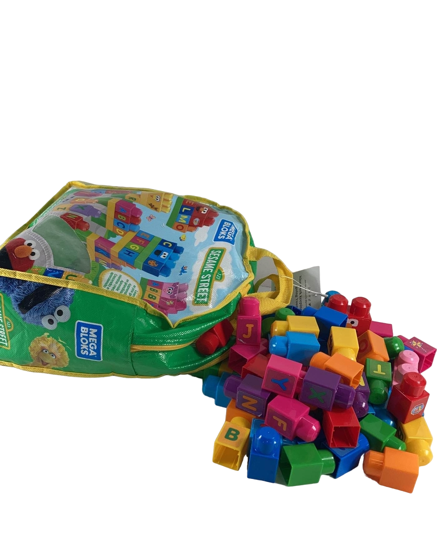  Mega Bloks Sesame Street Let's Build