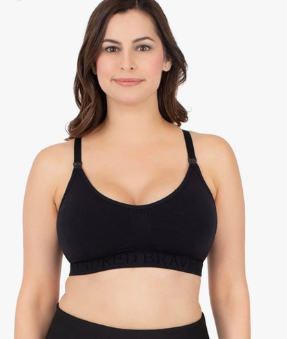  Kindred Bravely Sublime Nursing Sports Bra, Regular, Medium, Black