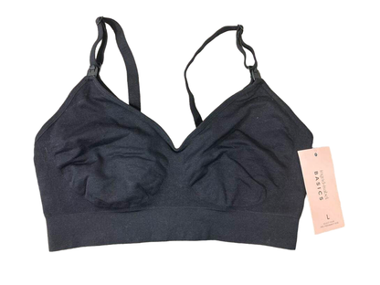  Ingrid & Isabel Nursing And Pumping Bra, L, Black