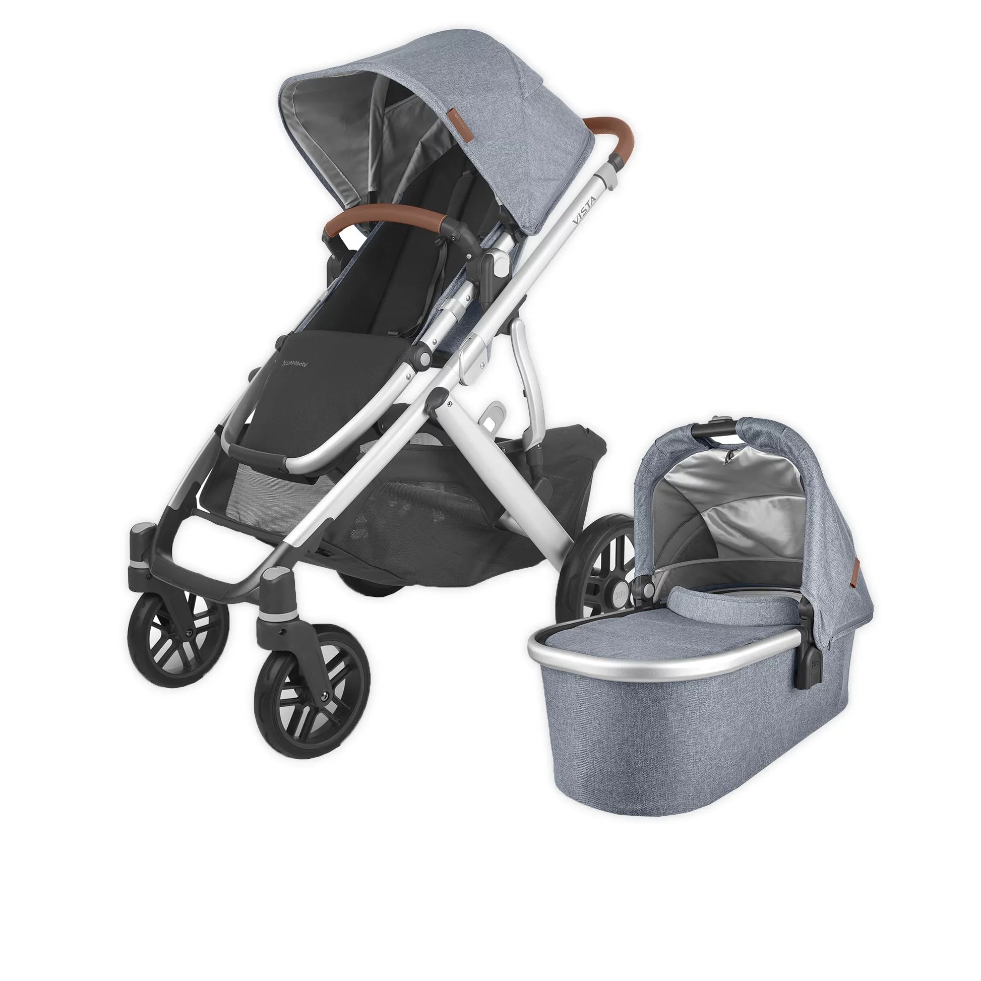  UPPAbaby VISTA V2 Stroller, Gregory (Blue Melange), 2021