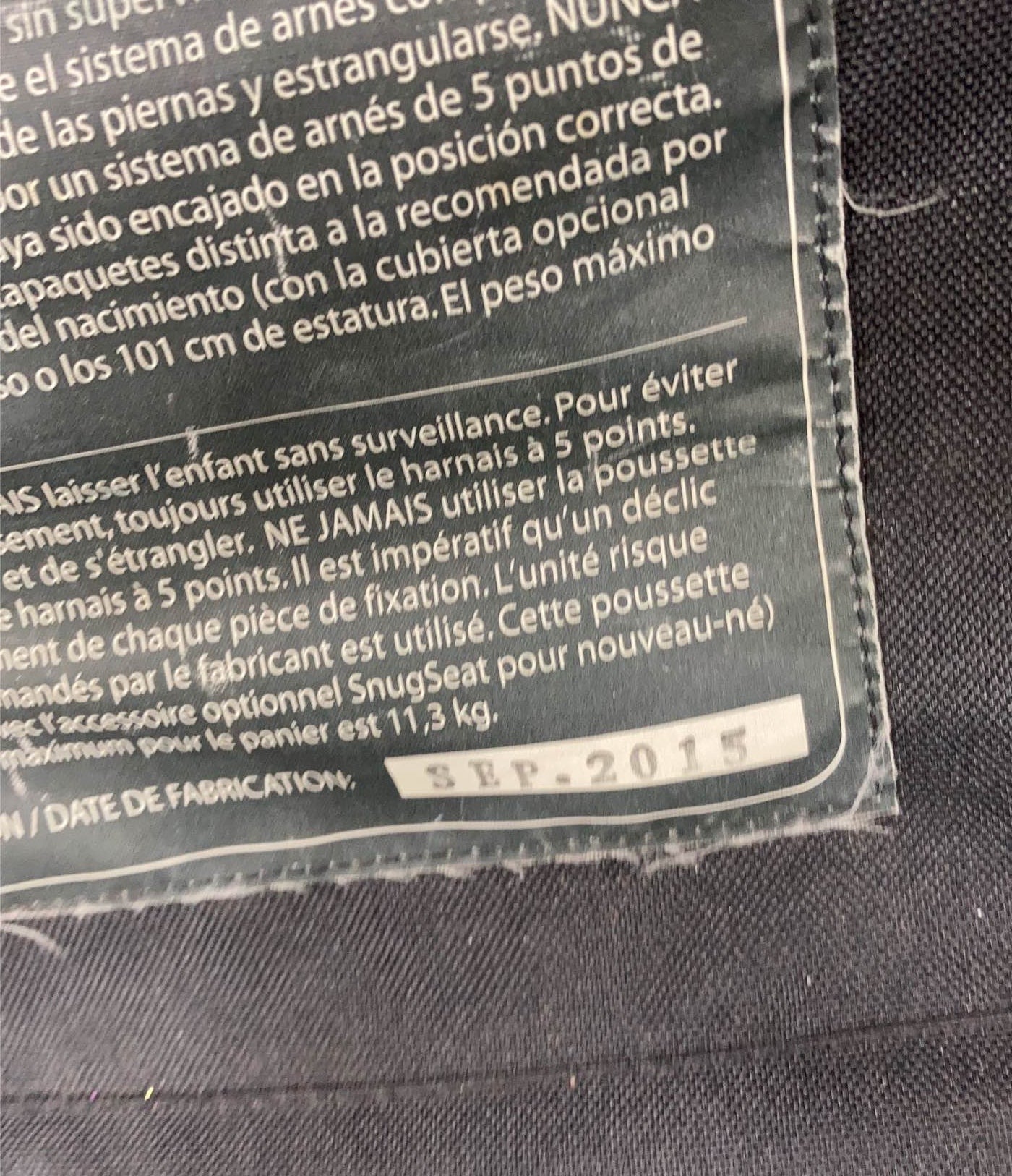 UPPAbaby CRUZ Stroller, 2015, Georgia (Marine Blue)