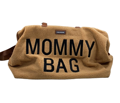  Childhome Canvas Mommy Bag, XL Diaper Bag, Teddy Brown