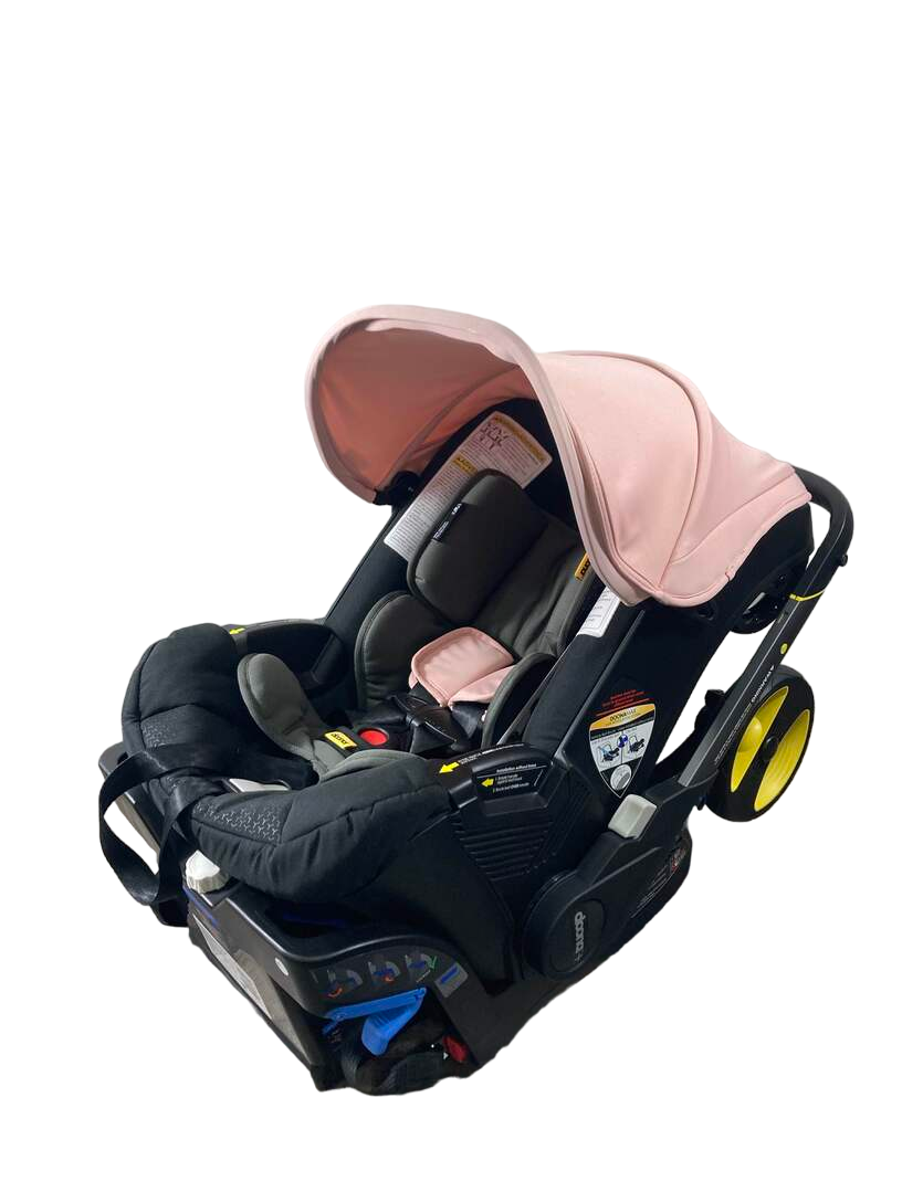  Doona Infant Car Seat & Stroller Combo, 2023, Blush Pink