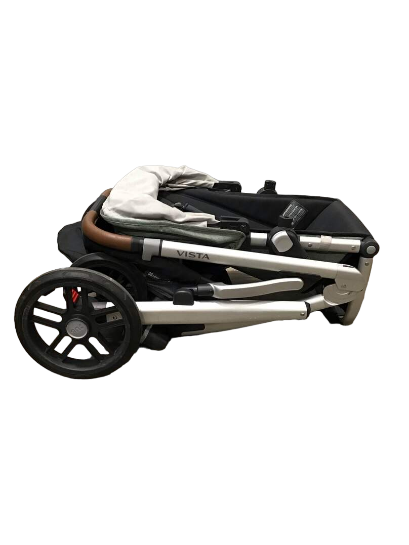  UPPAbaby VISTA V2 Stroller, 2020, Emmett (Green Melange)