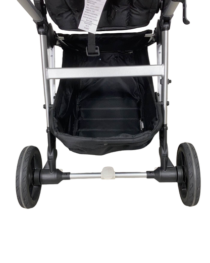  Mockingbird Single Stroller, Bloom, 2023, Watercolor Drops, Silver With Penny Leather