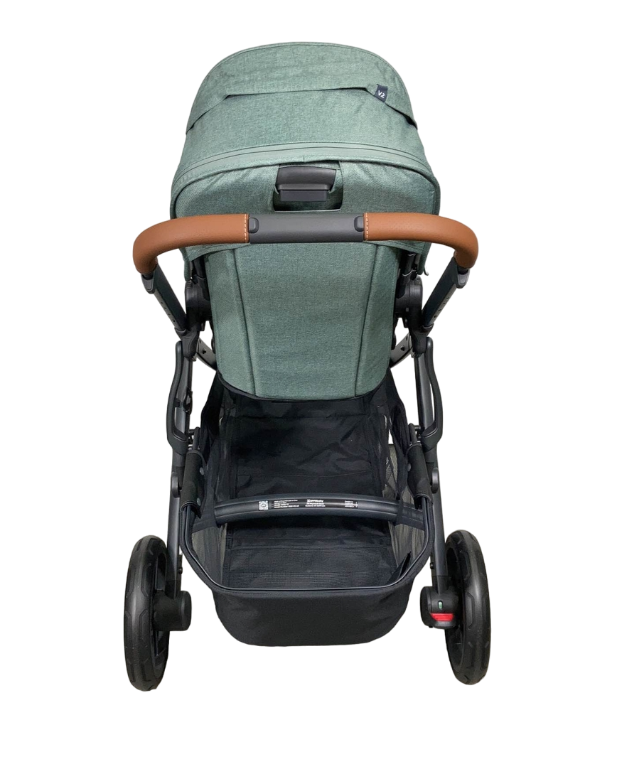  UPPAbaby VISTA V2 Stroller, 2023, Gwen (Green Melange)