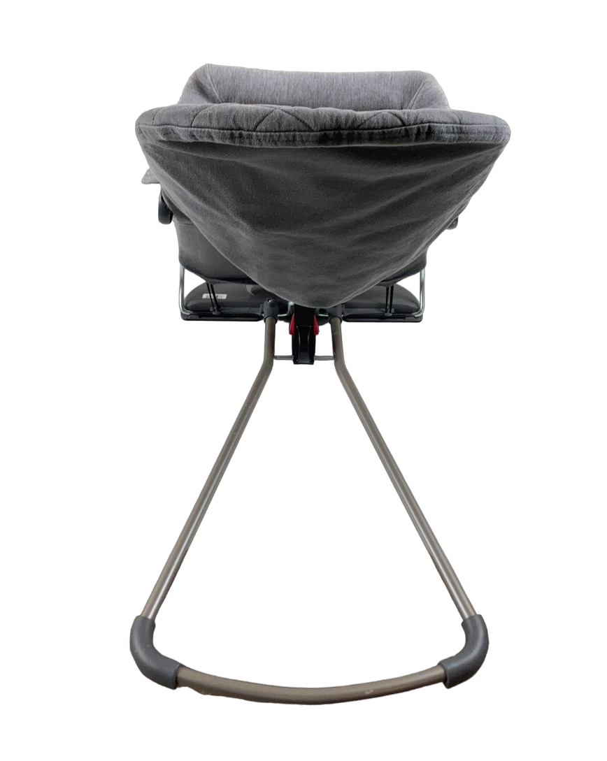  BabyBjorn Bouncer Bliss With Soft Toy Bar, Dark Gray Frame, Anthracite Cotton Classic Quilt