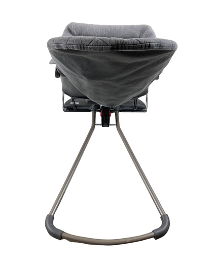  BabyBjorn Bouncer Bliss With Soft Toy Bar, Dark Gray Frame, Anthracite Cotton Classic Quilt