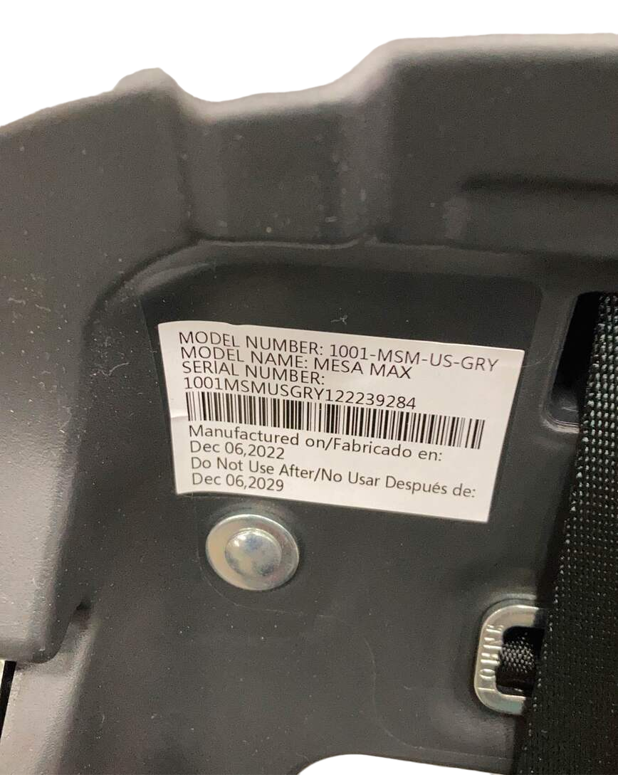  UPPAbaby MESA MAX Infant Car Seat And Base, PureTech Greyson, 2022