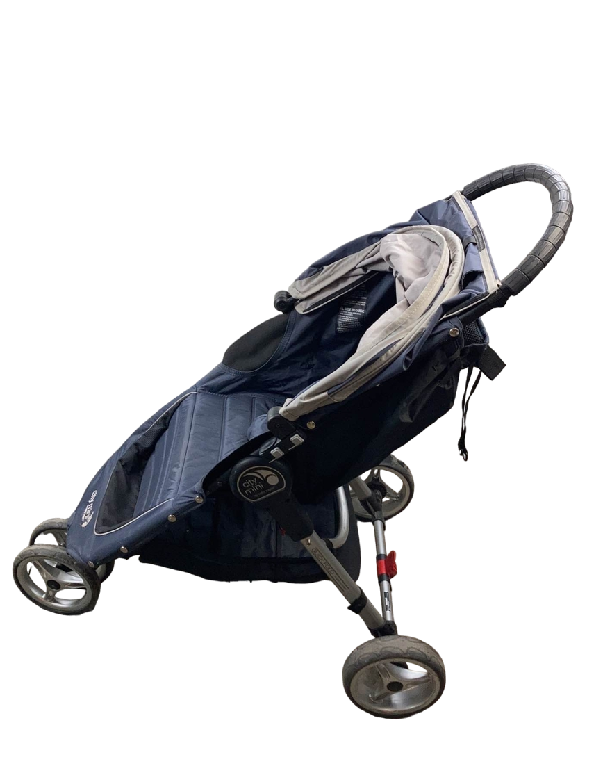 Baby Jogger City Mini Single Stroller, Navy Blue/Gray