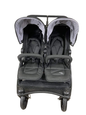  Valco Baby Tri Mode Duo X Double Stroller, 2022, Black Beauty