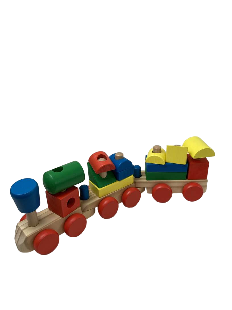  Melissa & Doug Stacking Train Toddler Toy