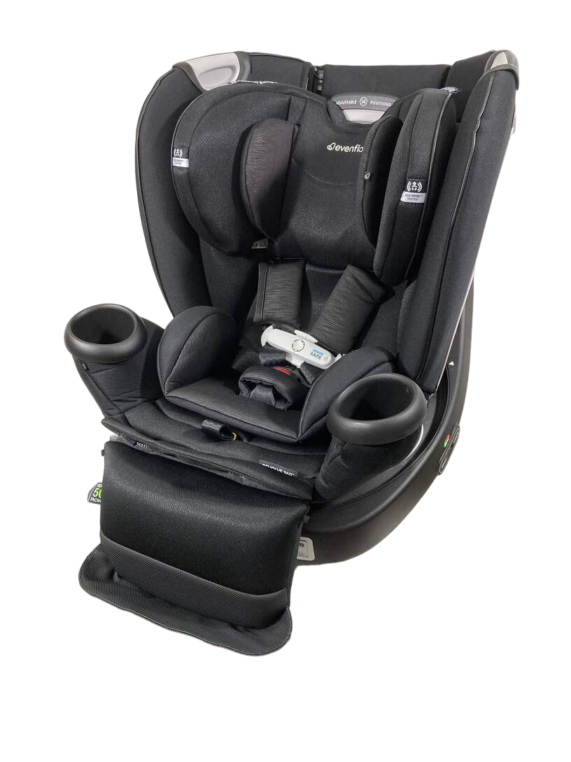  Evenflo Gold Revolve 360 Extend All-in-one Rotational Car Seat With SensorSafe, Onyx, 2023