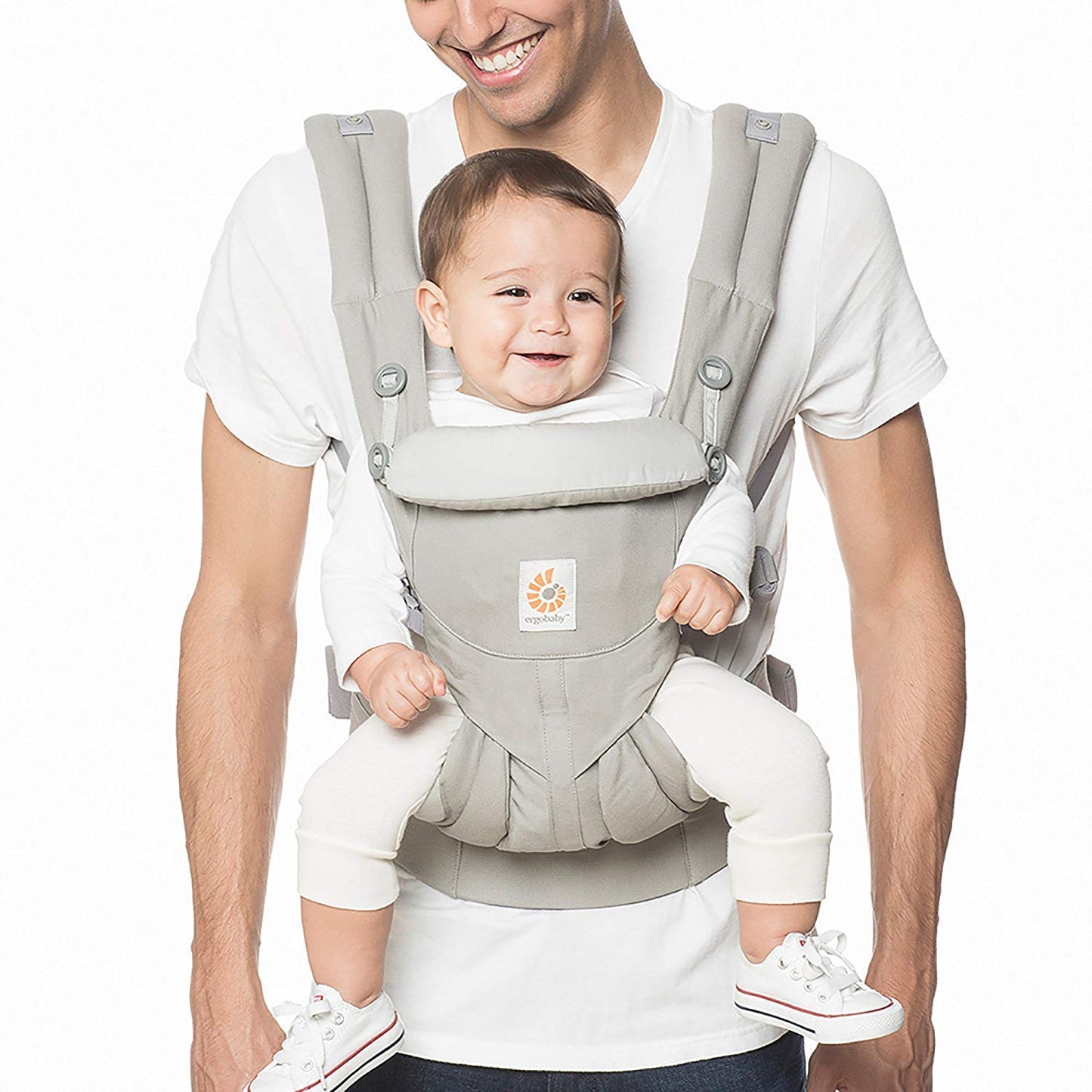  Ergobaby Omni 360 Cotton Baby Carrier, Heritage Blue