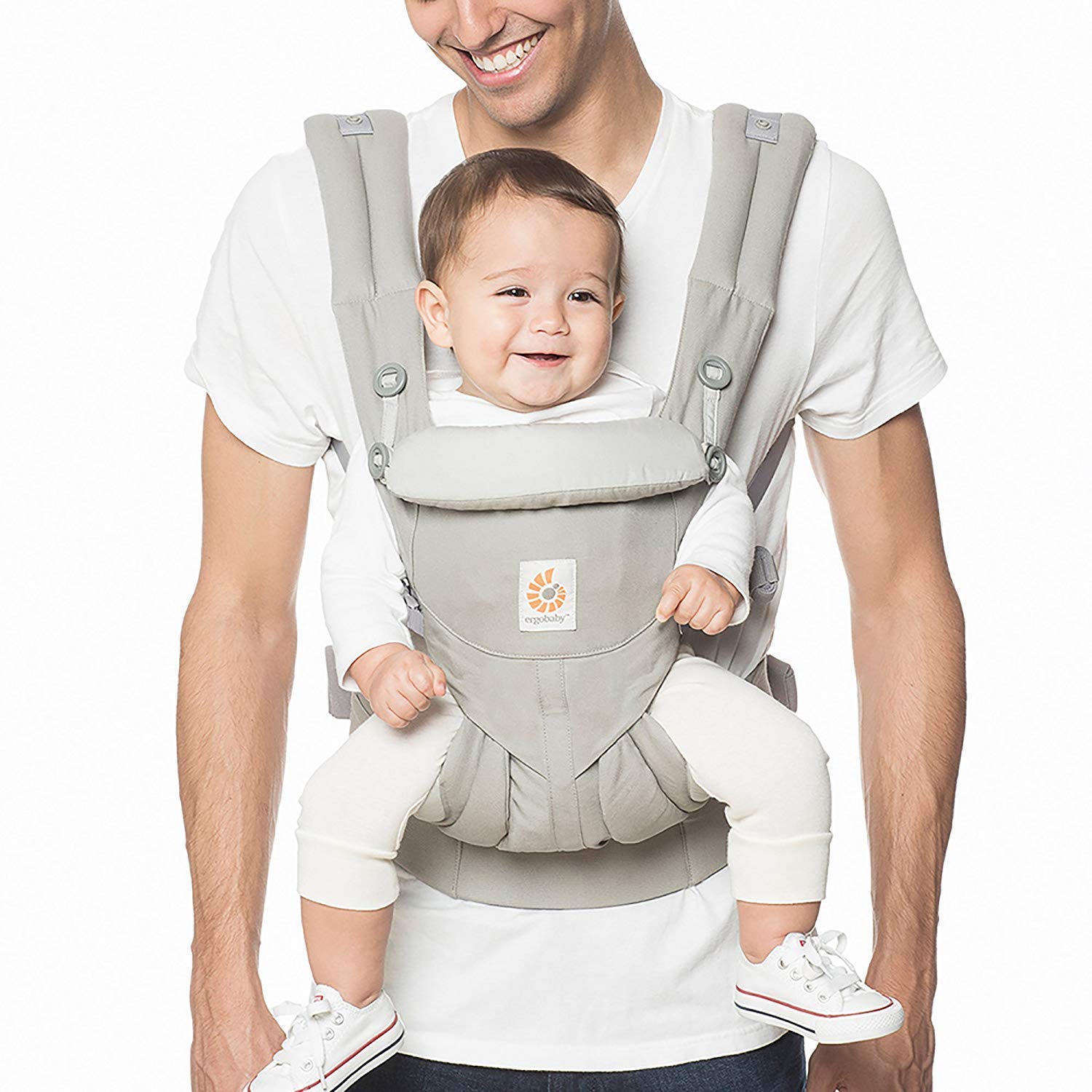  Ergobaby Omni 360 Cotton Baby Carrier, Heritage Blue